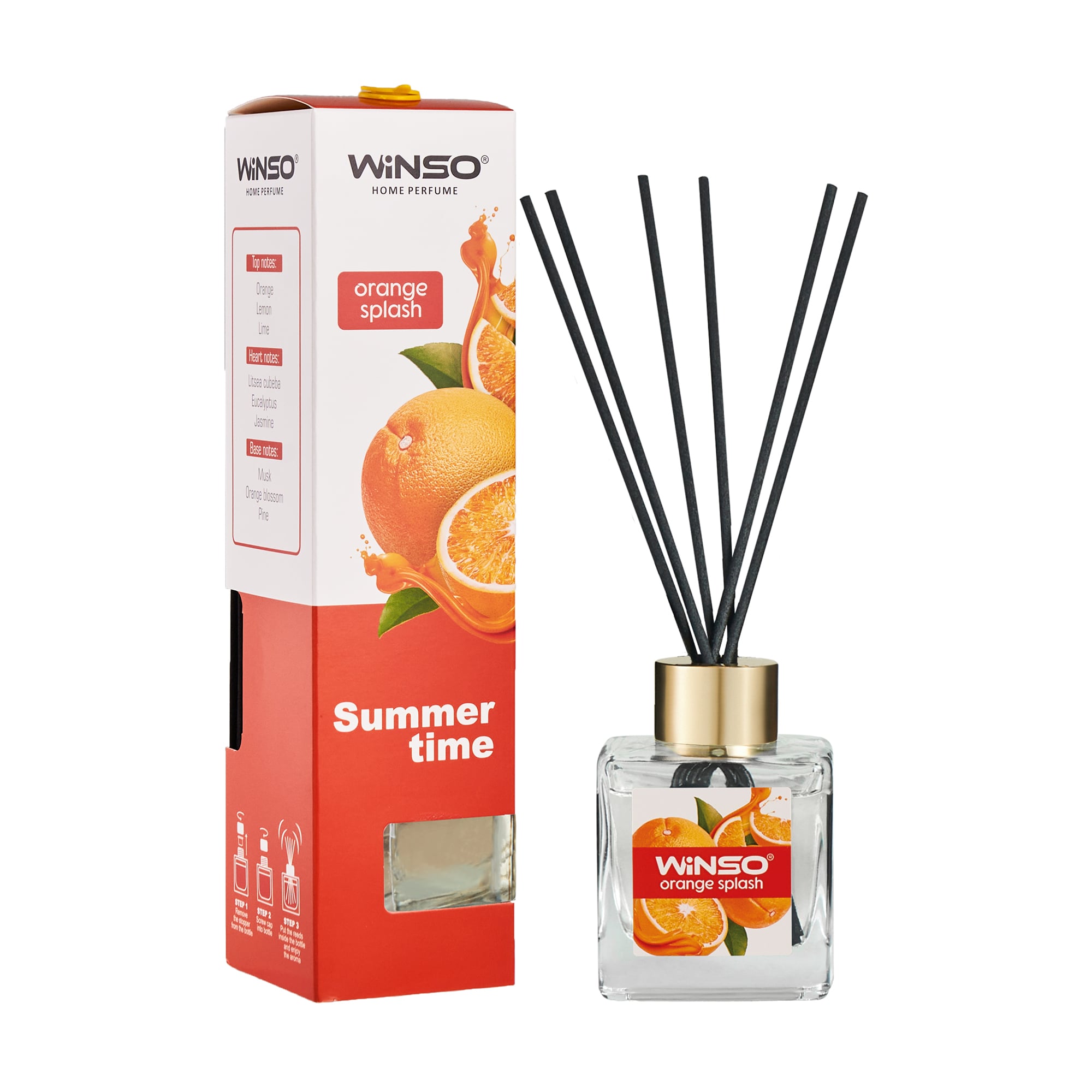 Аромадифузор Winso Summer Time Orange Splash, 50 мл