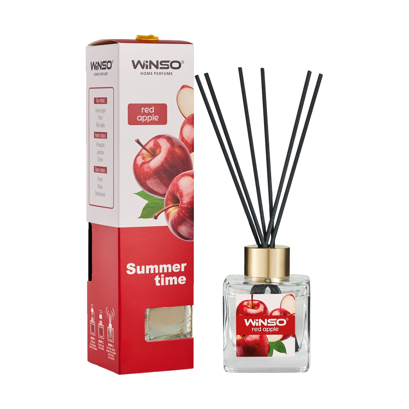 Аромадифузор Winso Summer Time Red Apple, 50 мл